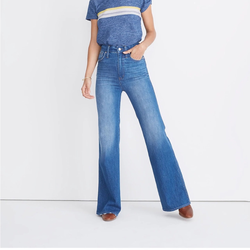 Madewell Flare Jeans, Size 23 11 inch Hi Rise